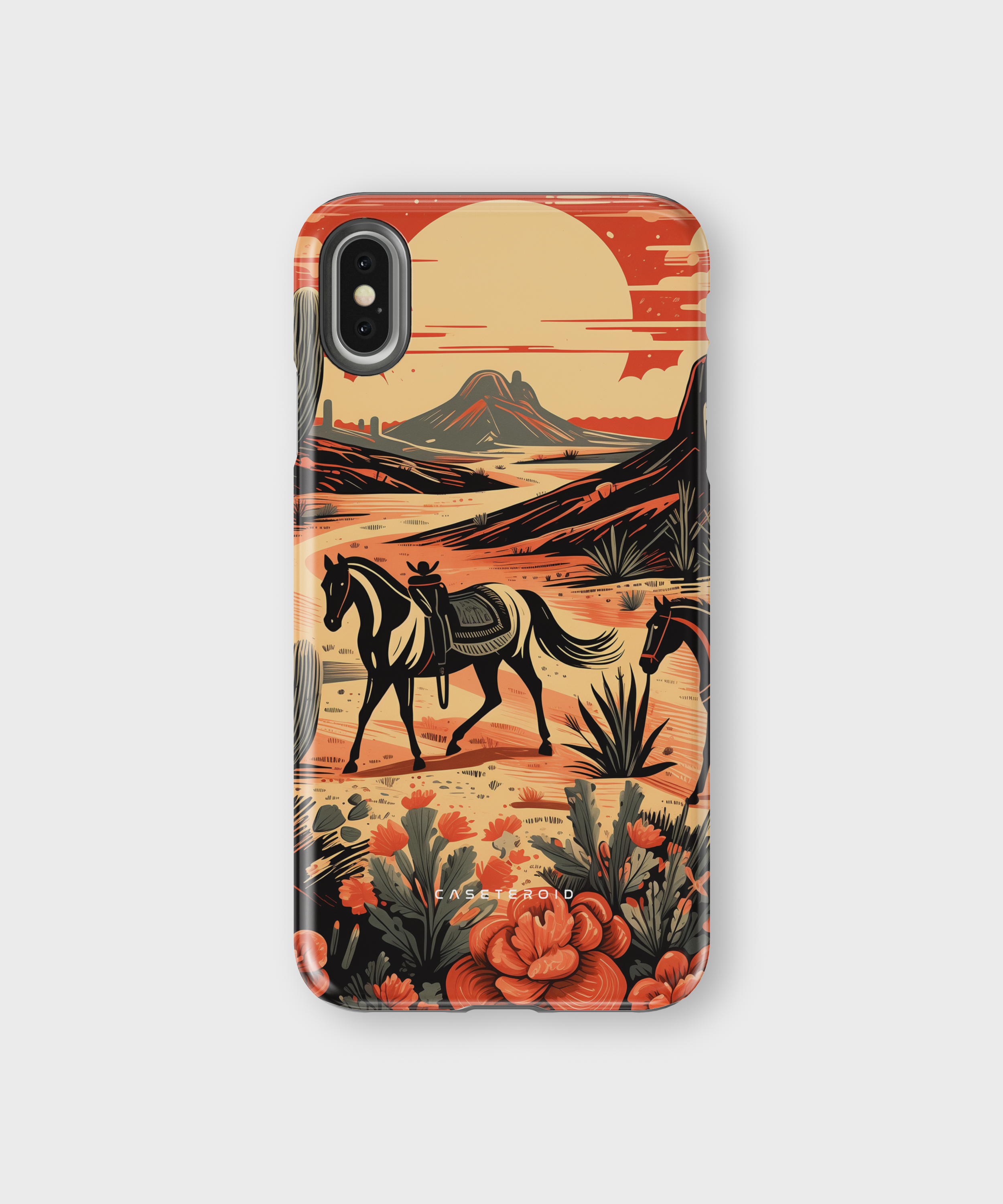 iPhone Tough Case - Desert Stallion Silhouette - CASETEROID