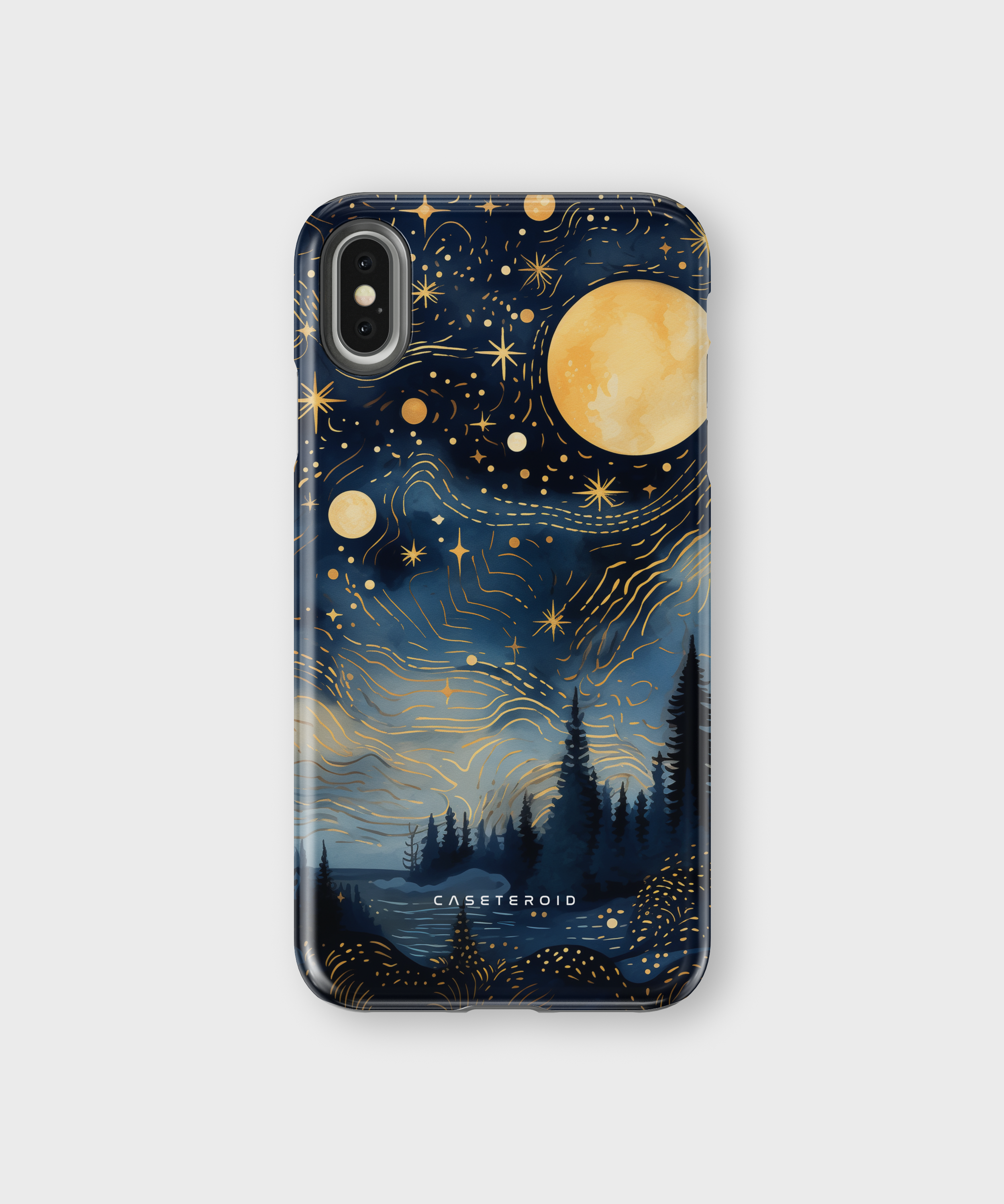 iPhone Tough Case - Golden Moonlit Grove - CASETEROID