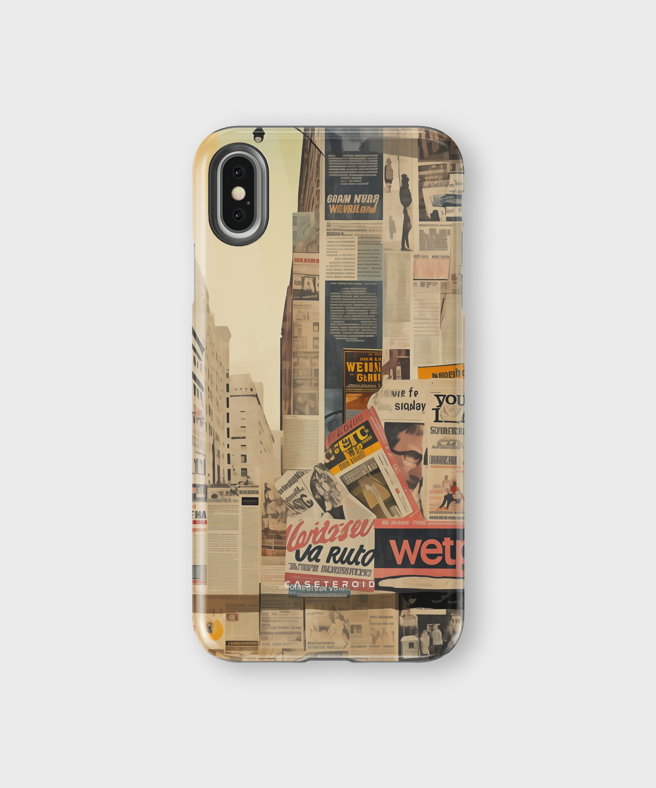 iPhone Tough Case - Newsprint Chronicles - CASETEROID