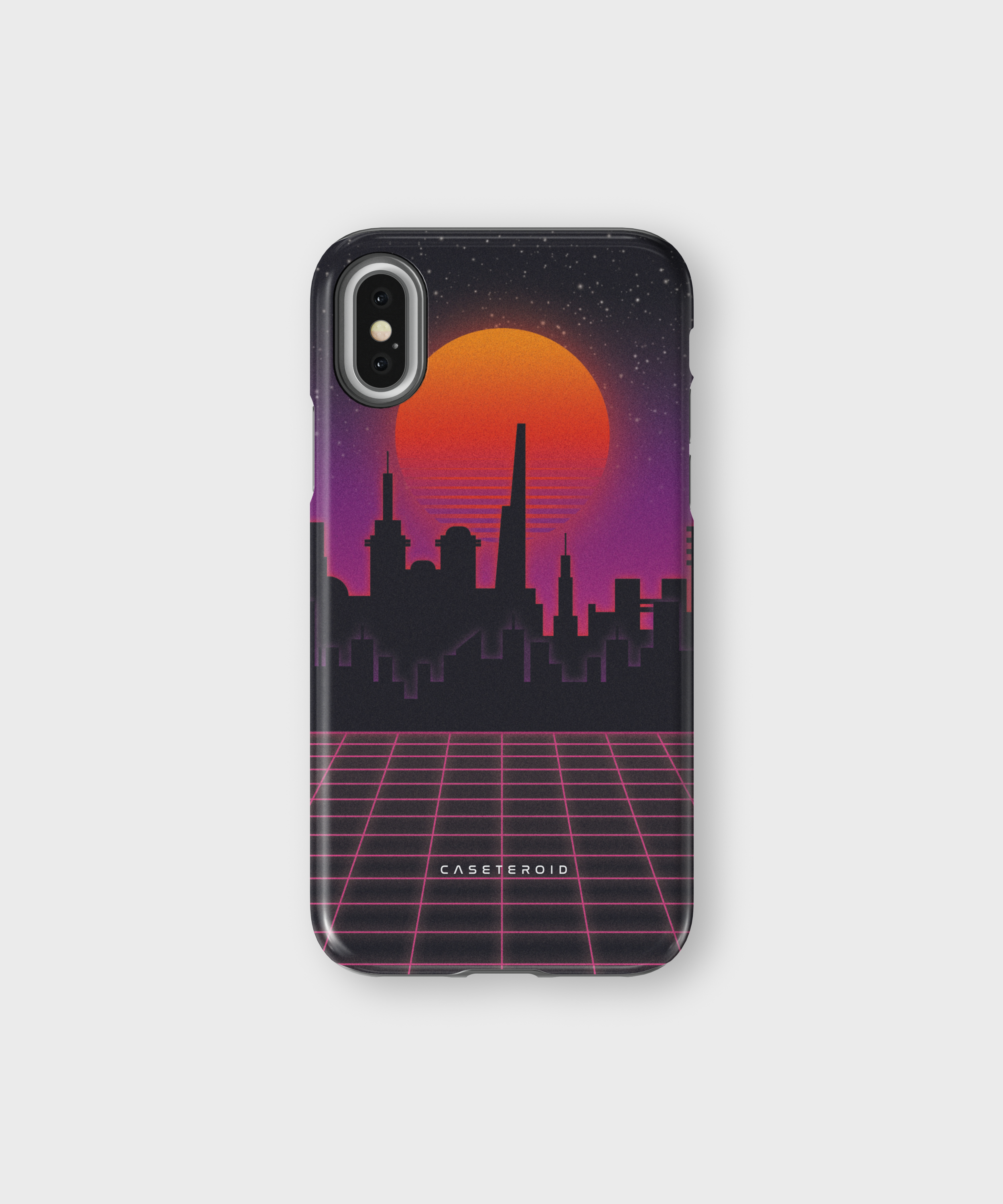 iPhone Tough Case - Urban Sunset Horizon - CASETEROID