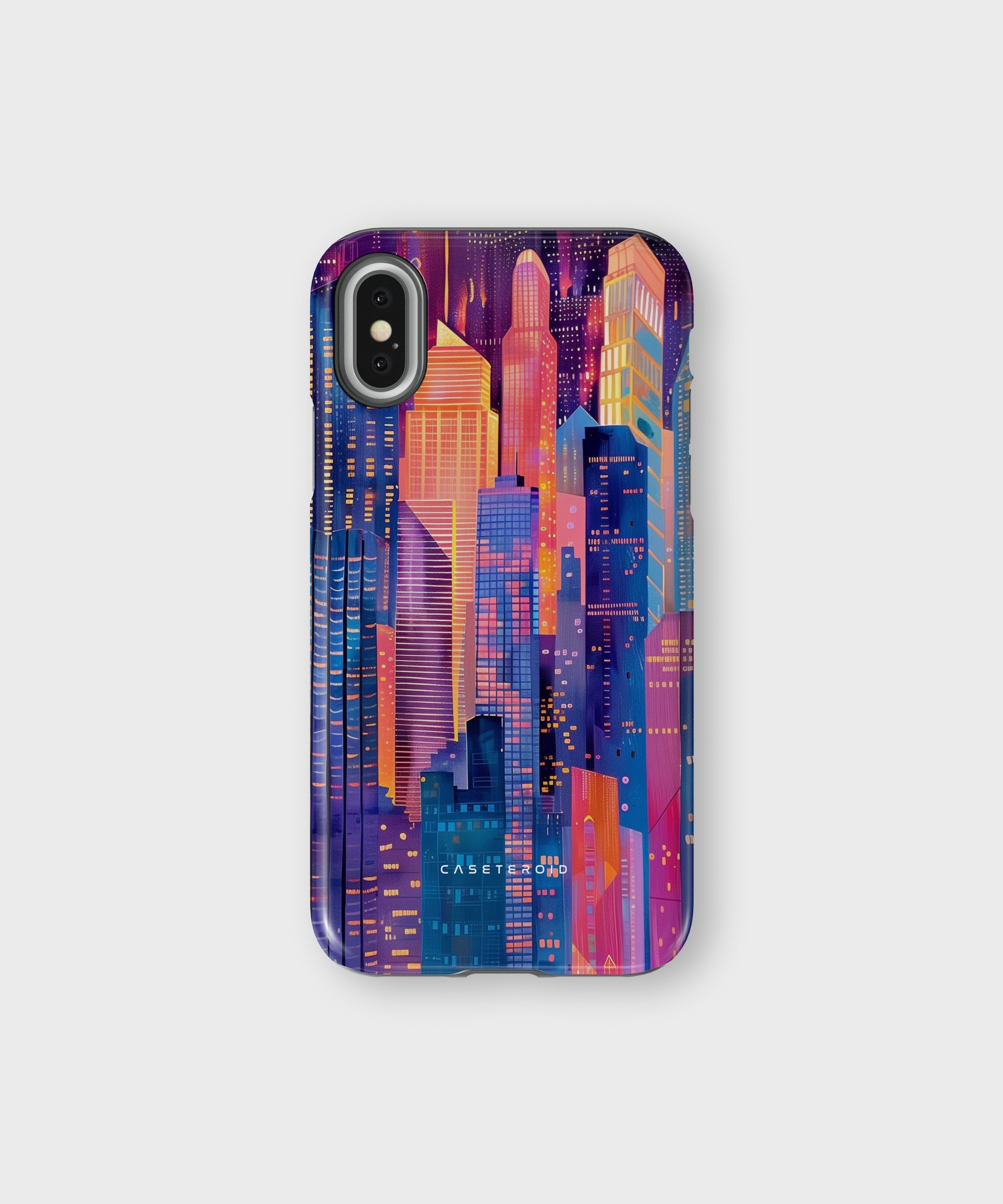 iPhone Tough Case - Cityscape Luminescence - CASETEROID