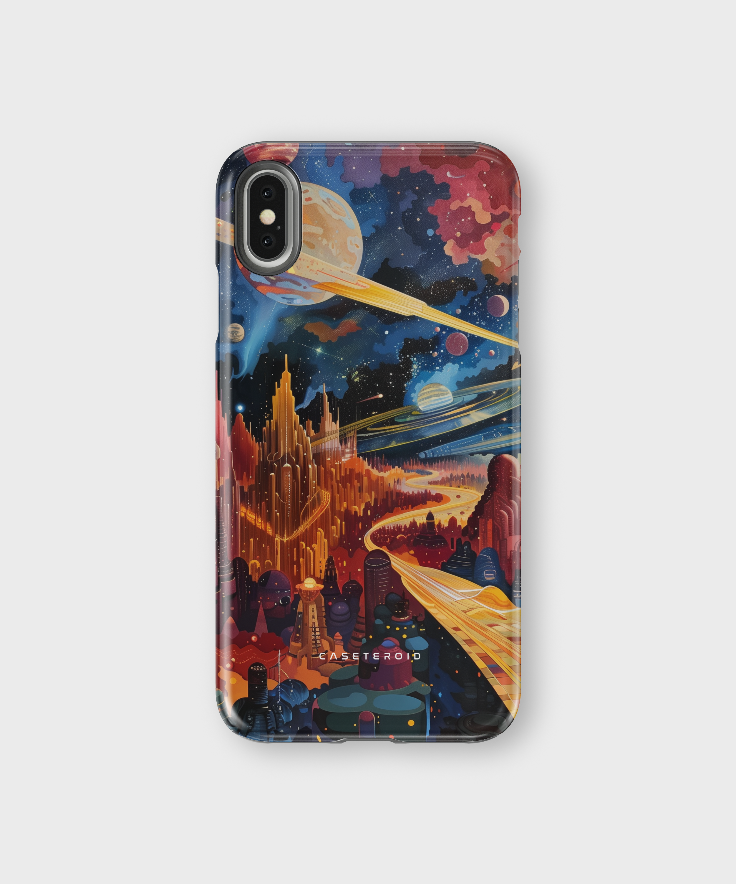 iPhone Tough Case - Stellar Voyager Matrix - CASETEROID