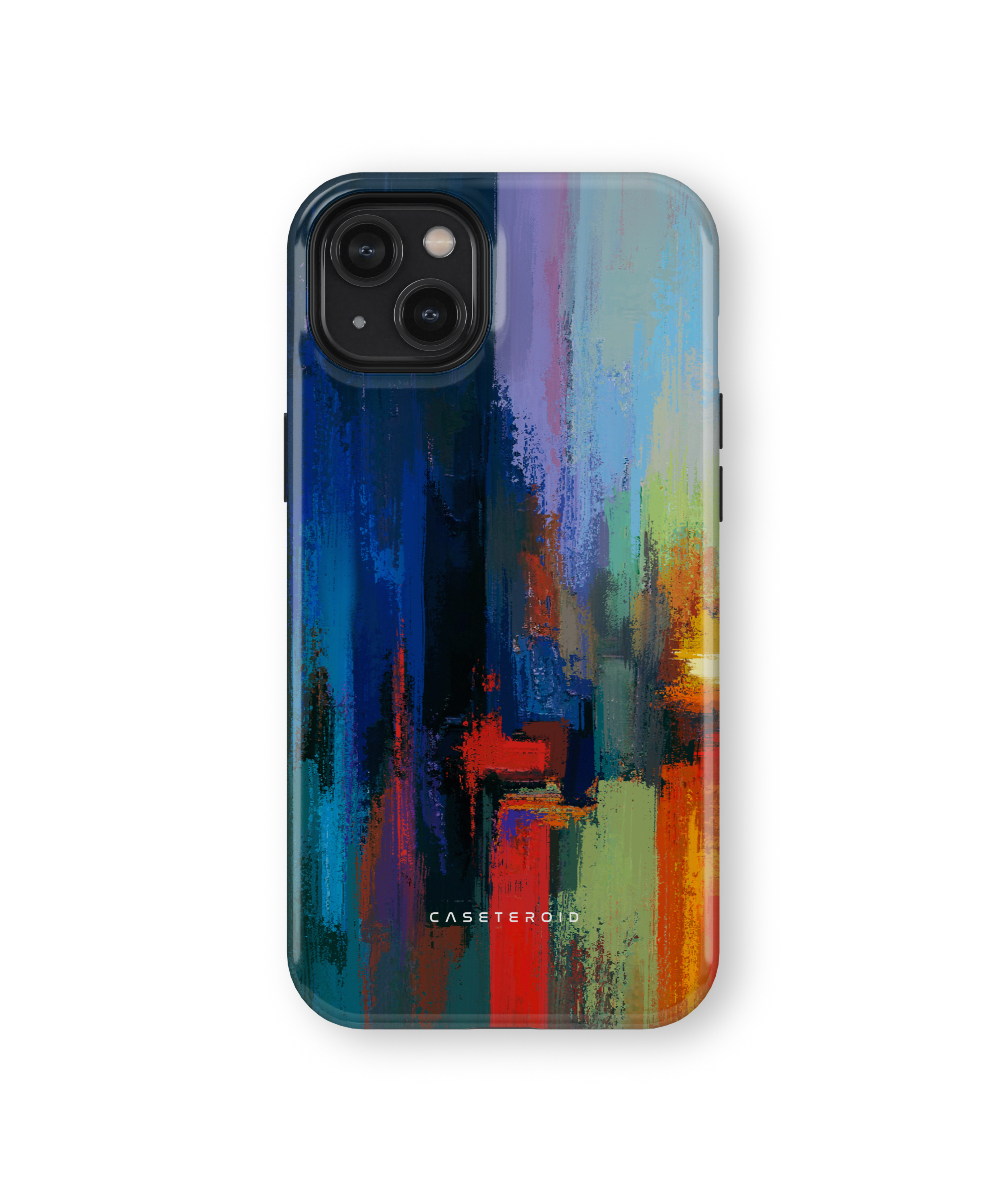 iPhone Tough Case with MagSafe - Rainbow Canvas - CASETEROID