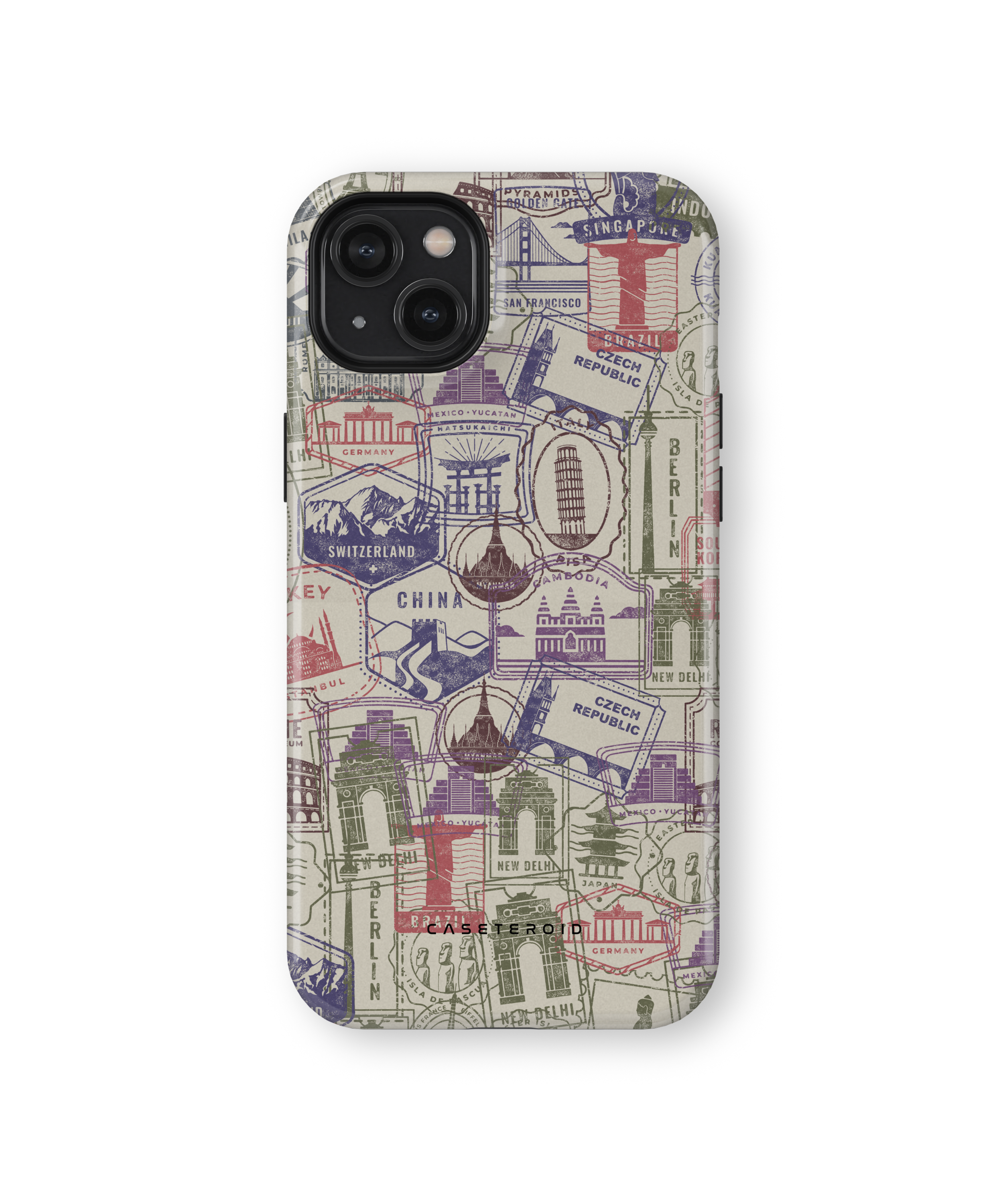 iPhone Tough Case - Stamps - CASETEROID