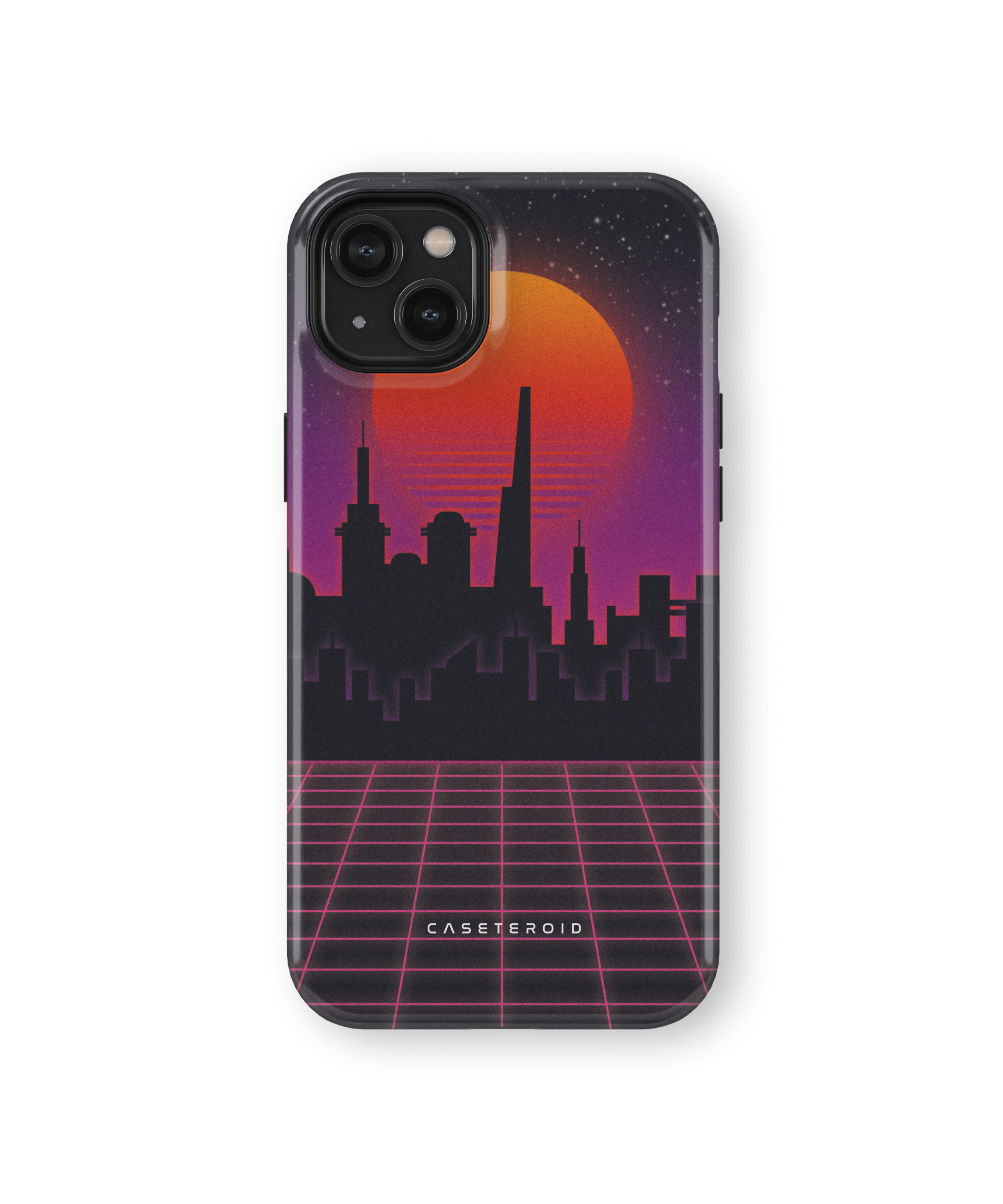 iPhone Tough Case with MagSafe - Urban Sunset Horizon - CASETEROID