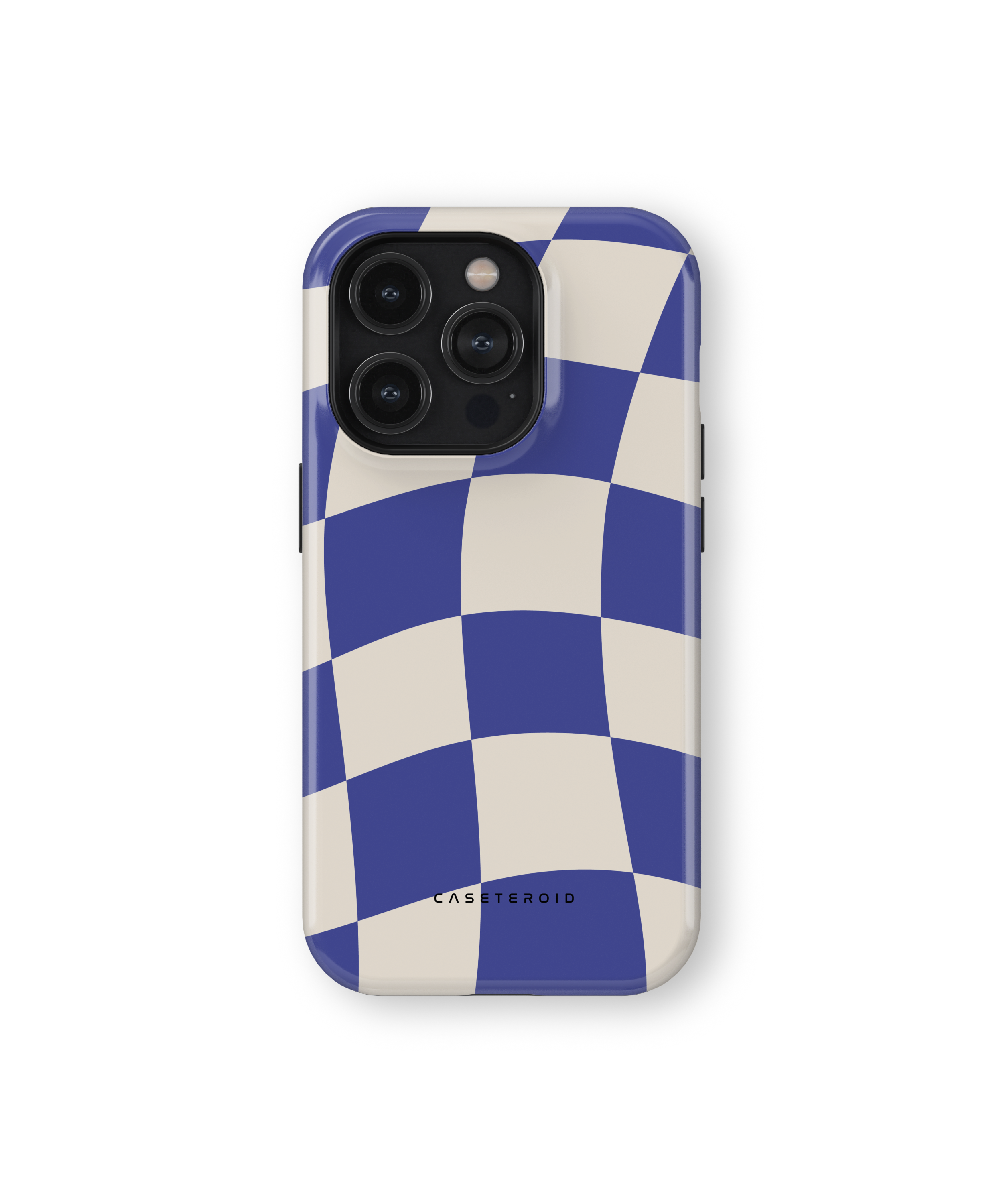 iPhone Tough Case with MagSafe - Azure Checkmate - CASETEROID