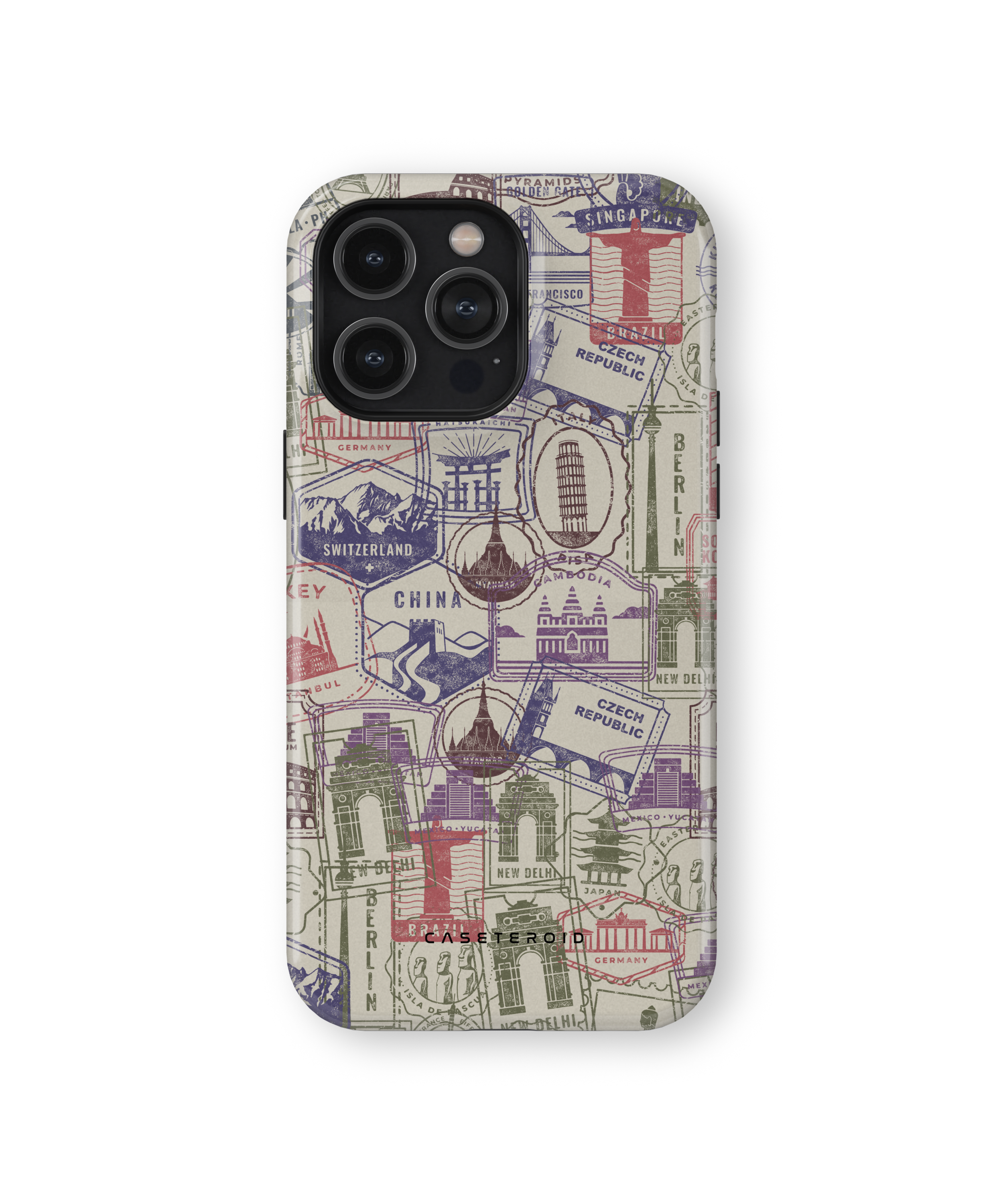 iPhone Tough Case - Stamps - CASETEROID