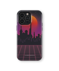 iPhone Tough Case with MagSafe - Urban Sunset Horizon - CASETEROID