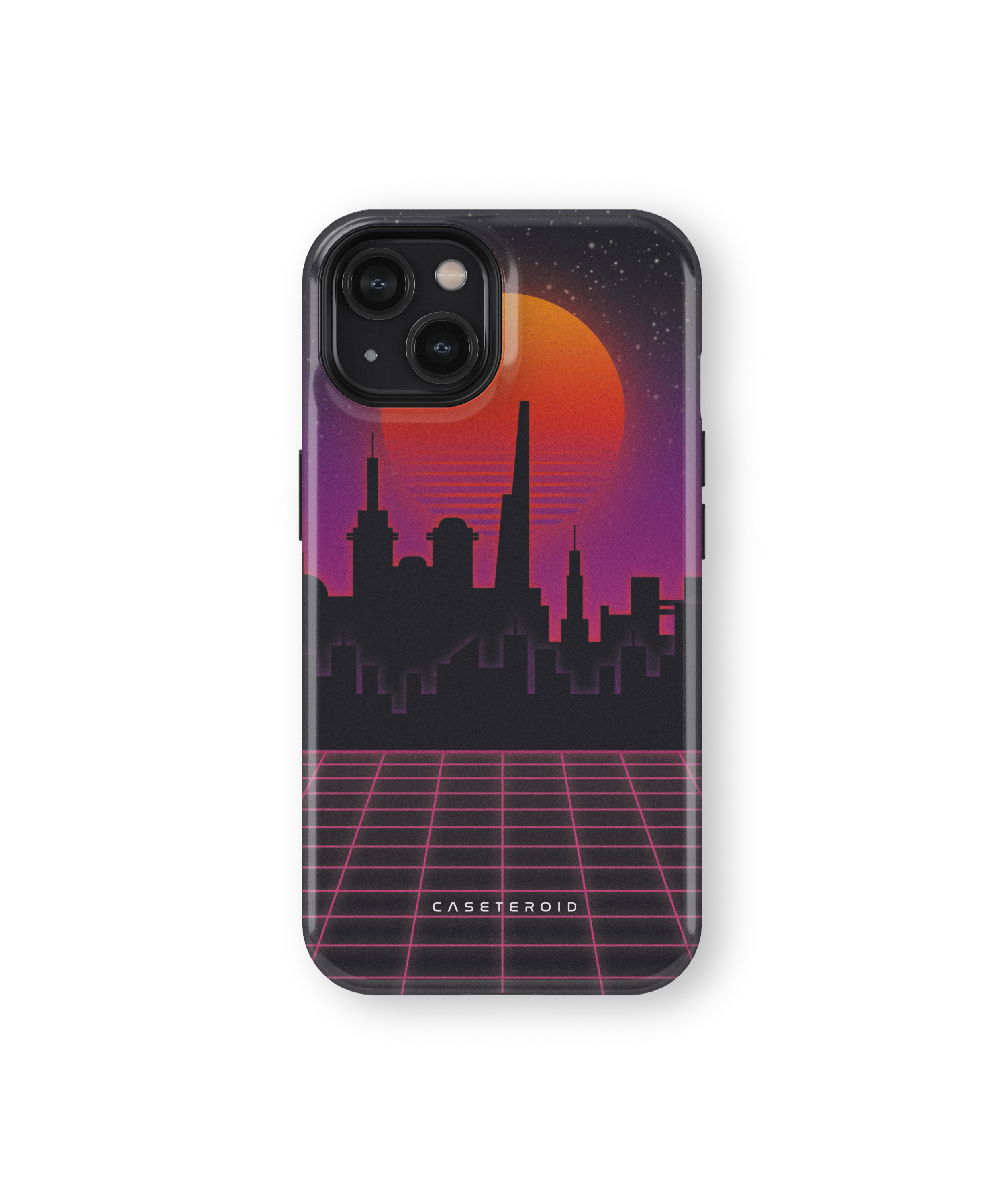 iPhone Tough Case with MagSafe - Urban Sunset Horizon - CASETEROID