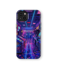 iPhone Tough Case - Neon Arcade Nexus - CASETEROID