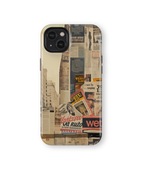 iPhone Tough Case with MagSafe - Newsprint Chronicles - CASETEROID