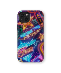 iPhone Tough Case With MagSafe - Vivid Neon Nights - CASETEROID