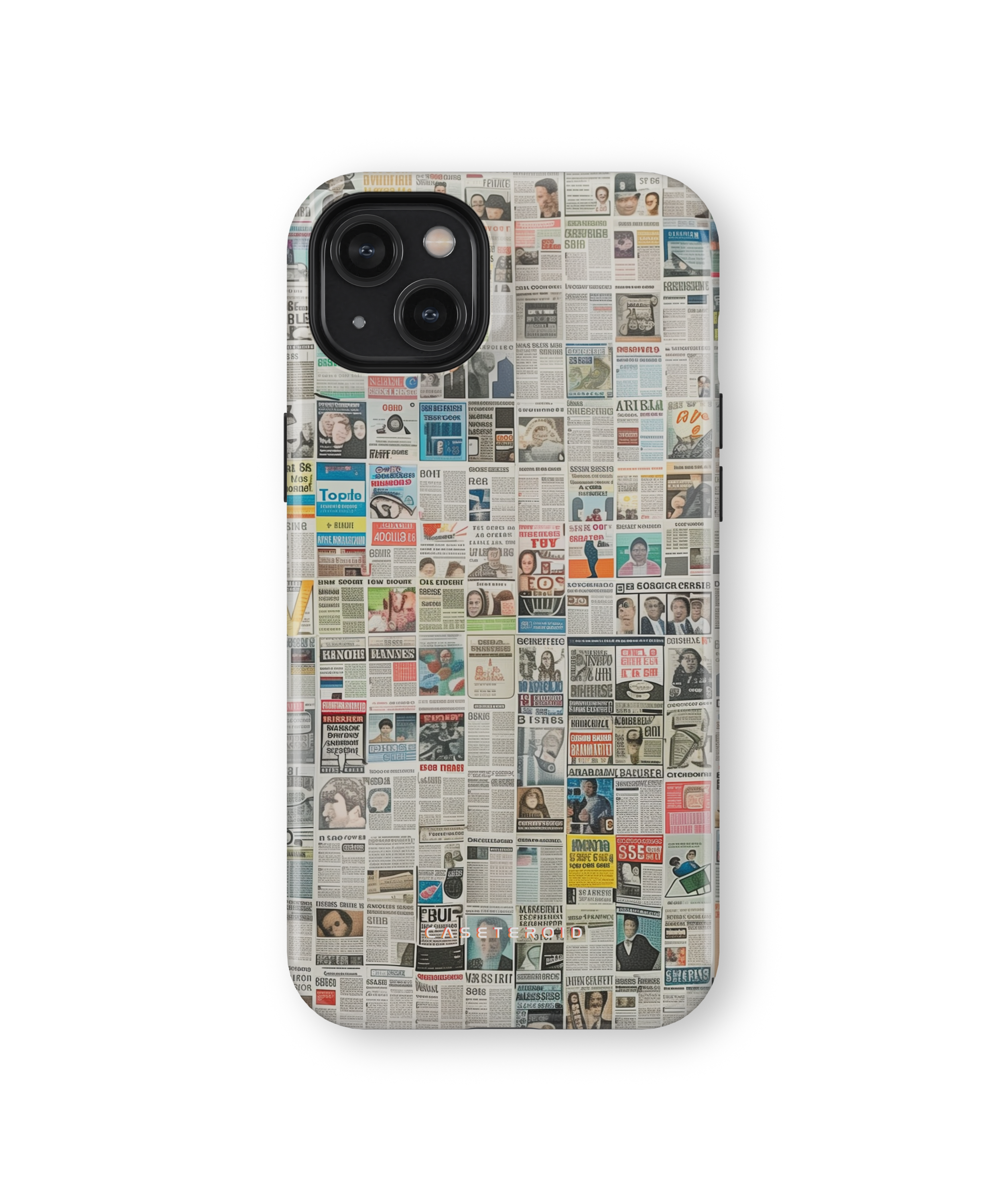 iPhone Tough Case with MagSafe - Worldwide Chronicle Mosaic - CASETEROID