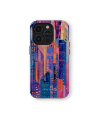 iPhone Tough Case - Cityscape Luminescence - CASETEROID