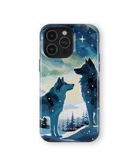 iPhone Tough Case with MagSafe - Arctic Wolves Whispers - CASETEROID