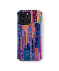 iPhone Tough Case with MagSafe - Cityscape Luminescence - CASETEROID