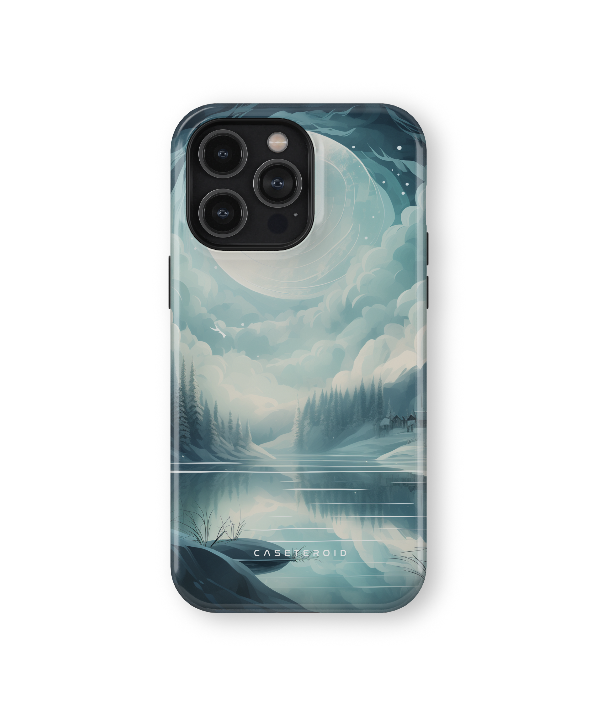 iPhone Tough Case with MagSafe - Moonlit Enchanted Oasis - CASETEROID