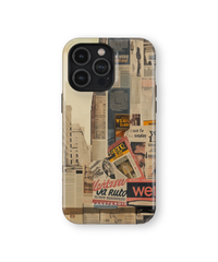 iPhone Tough Case with MagSafe - Newsprint Chronicles - CASETEROID