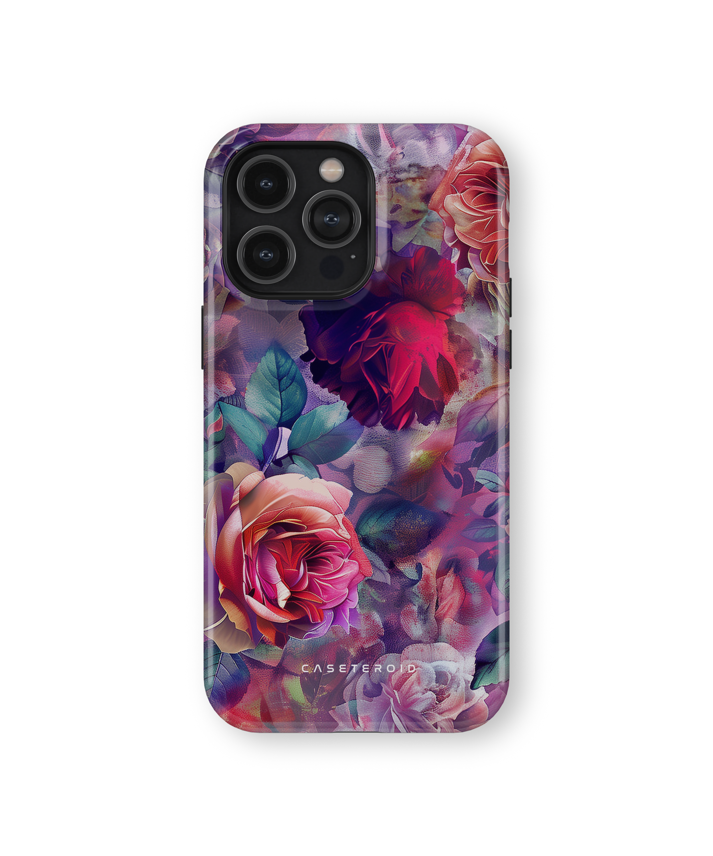 iPhone Tough Case with MagSafe - Rose Serenade Bloom - CASETEROID