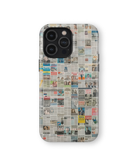 iPhone Tough Case with MagSafe - Worldwide Chronicle Mosaic - CASETEROID