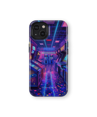 iPhone Tough Case - Neon Arcade Nexus - CASETEROID