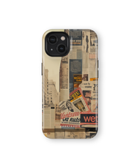 iPhone Tough Case with MagSafe - Newsprint Chronicles - CASETEROID