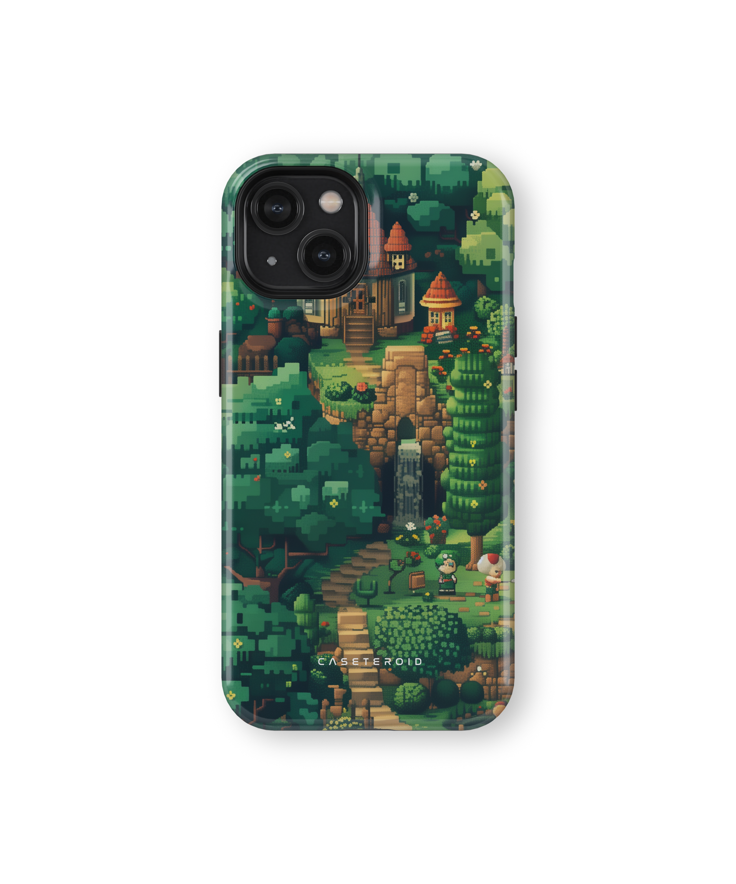 iPhone Tough Case - Retro Realm Pixel - CASETEROID