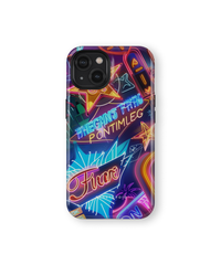 iPhone Tough Case With MagSafe - Vivid Neon Nights - CASETEROID