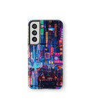 Neon Metropolis Matrix Tough Case for Samsung Galaxy S22 - CASETEROID