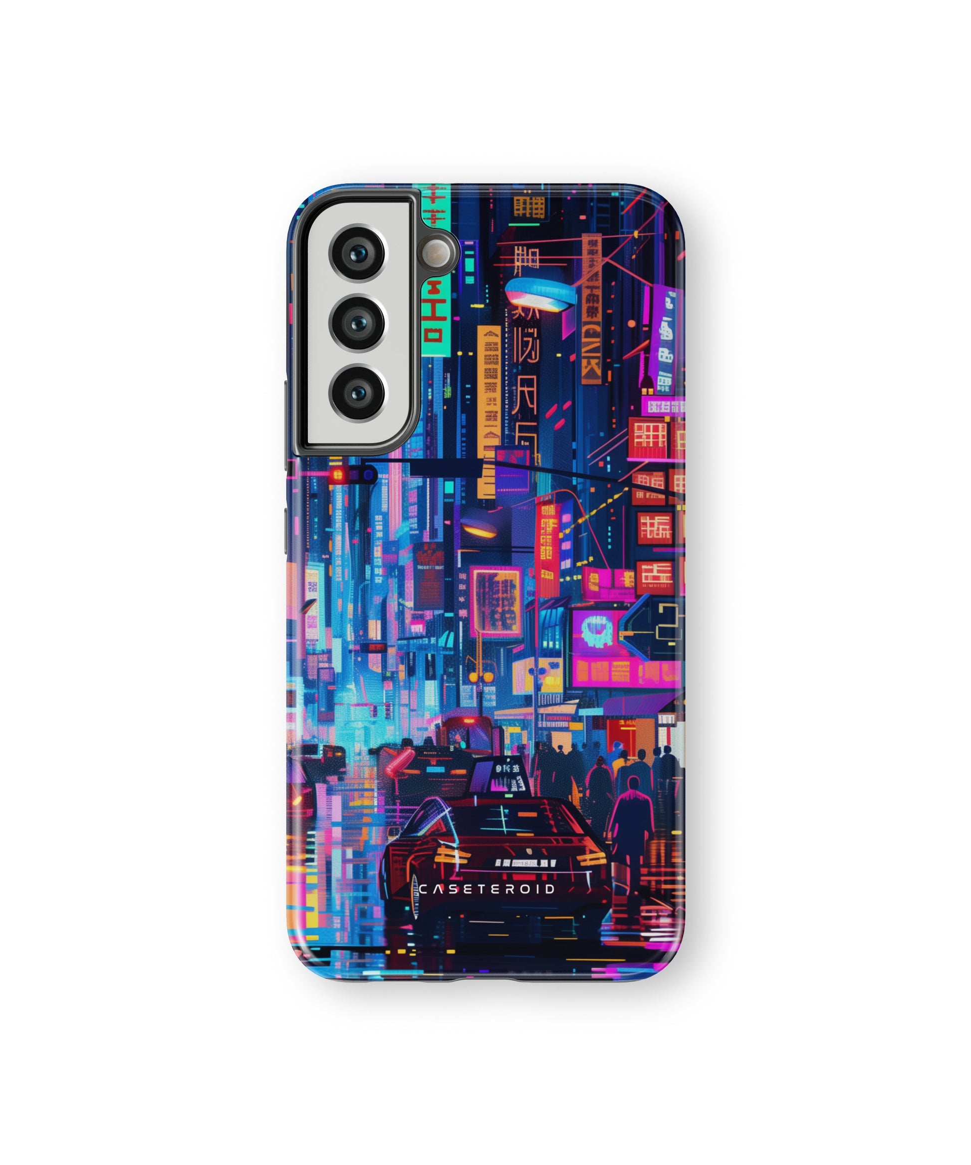 Neon Metropolis Matrix Tough Case for Samsung Galaxy S22 Plus - CASETEROID