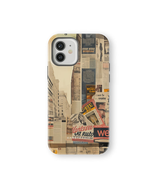 Newsprint Chronicles MagSafe Tough Case for iPhone 12 - CASETEROID