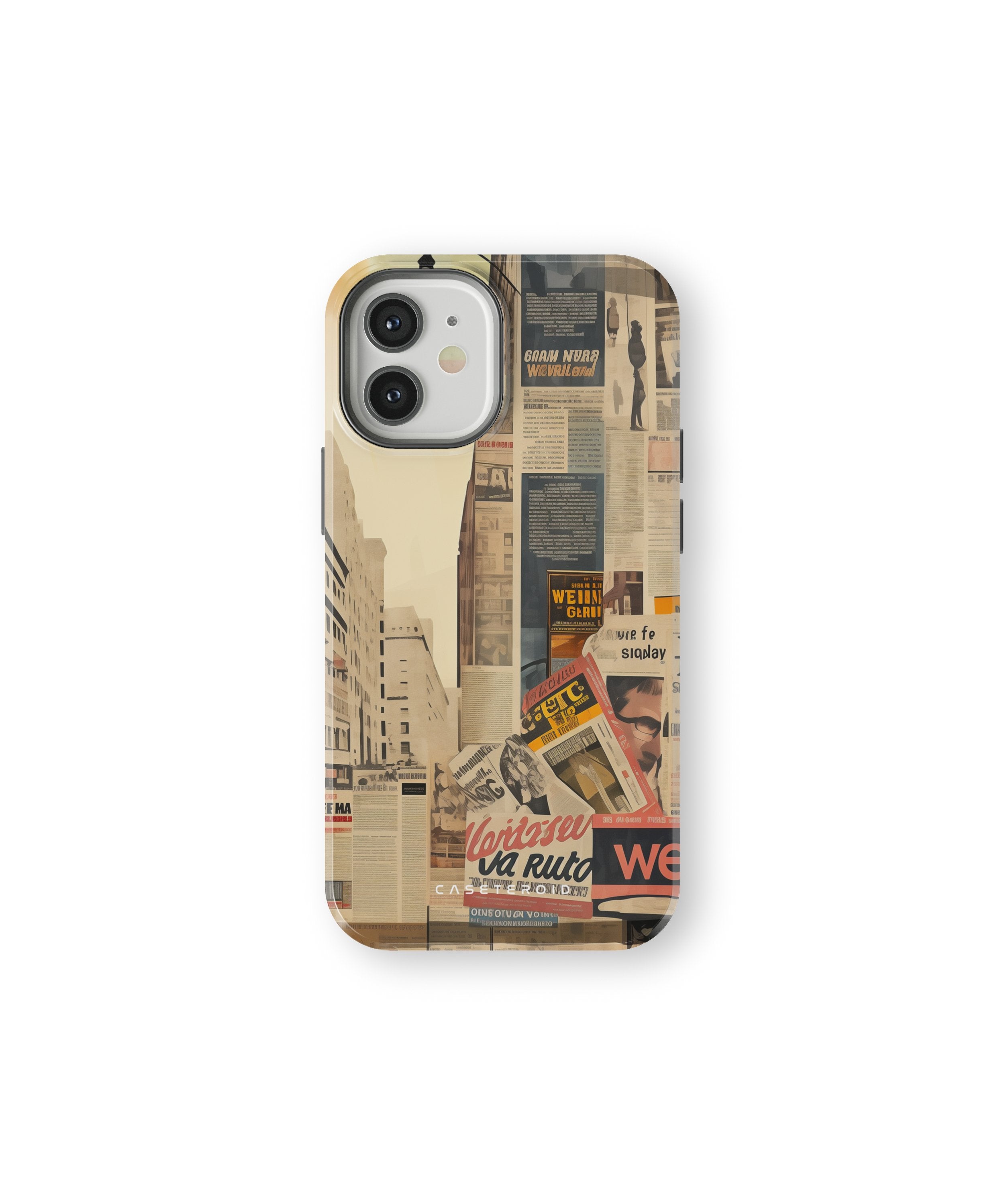 Newsprint Chronicles - iPhone 12 Mini Case