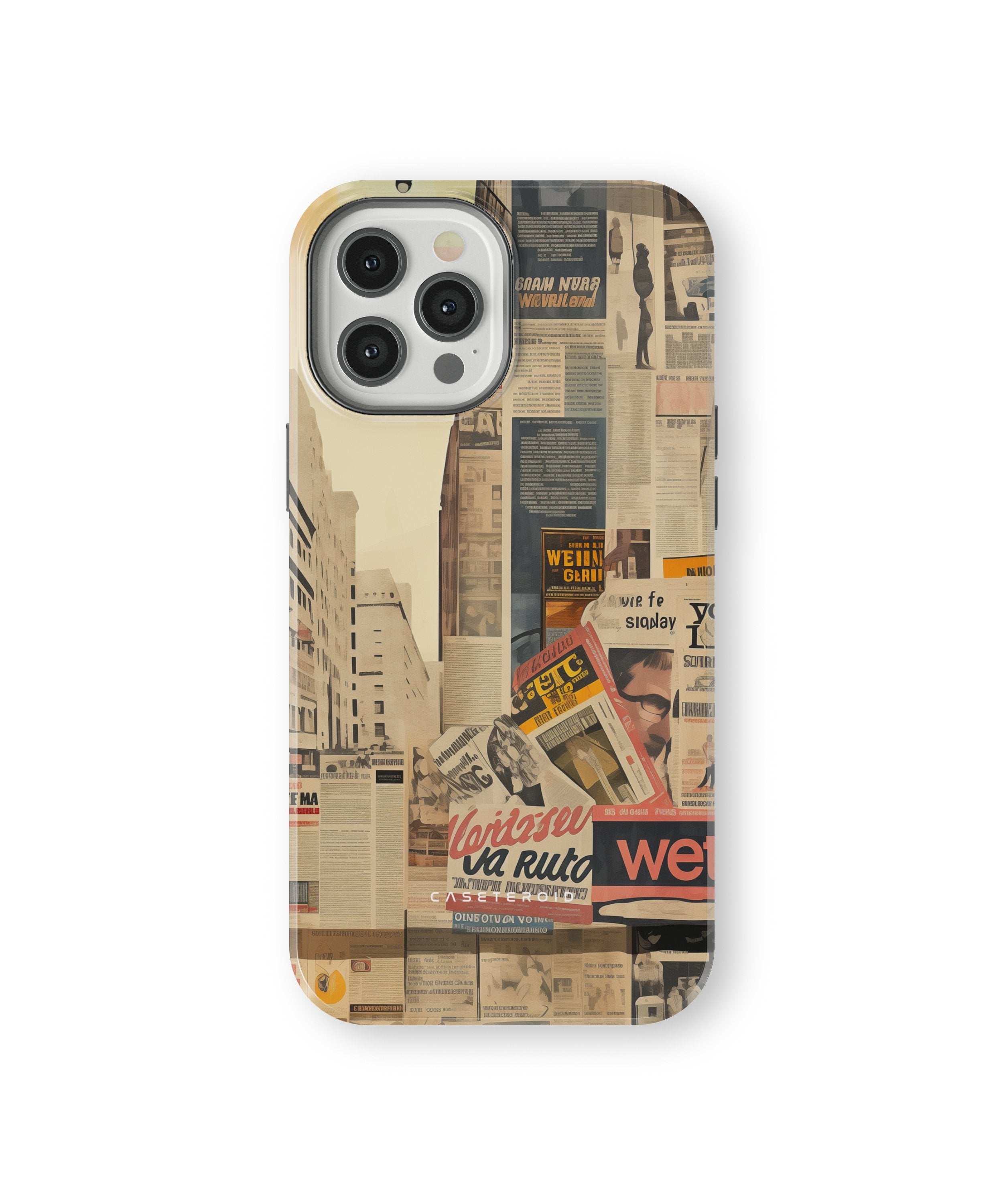 Newsprint Chronicles - iPhone 12 Pro Max Case