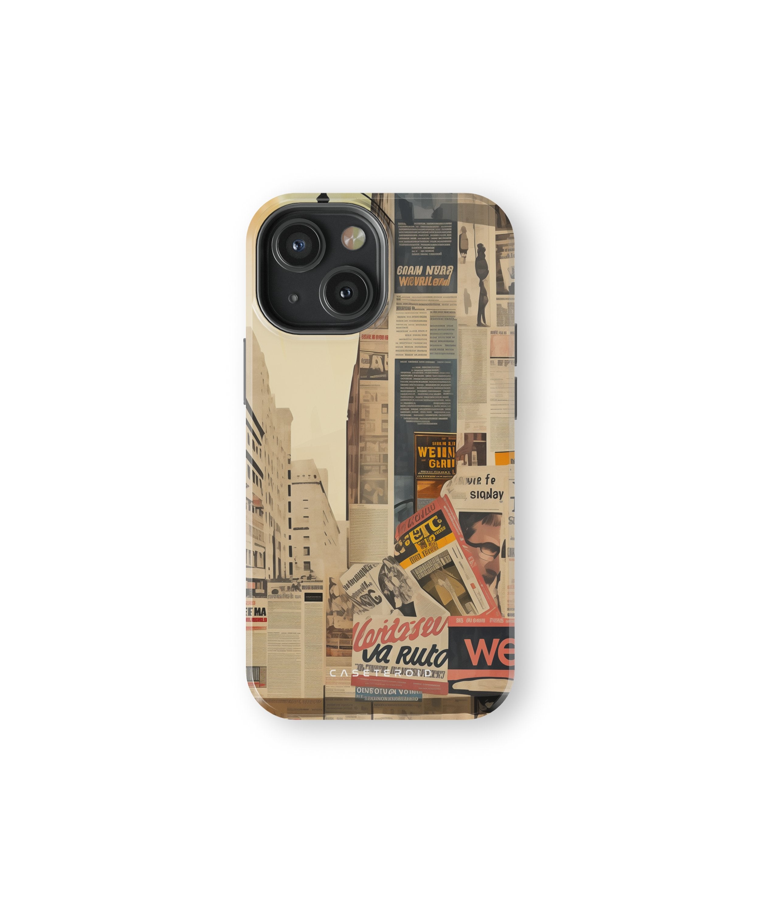 Newsprint Chronicles - iPhone 13 Mini Case