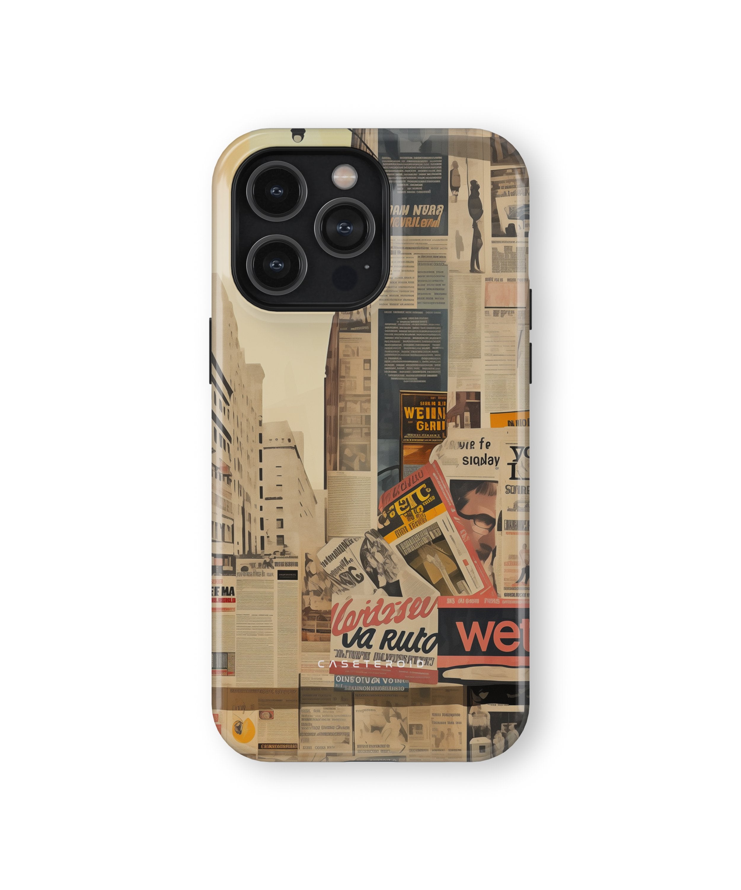 Newsprint Chronicles - iPhone 13 Pro Max Case