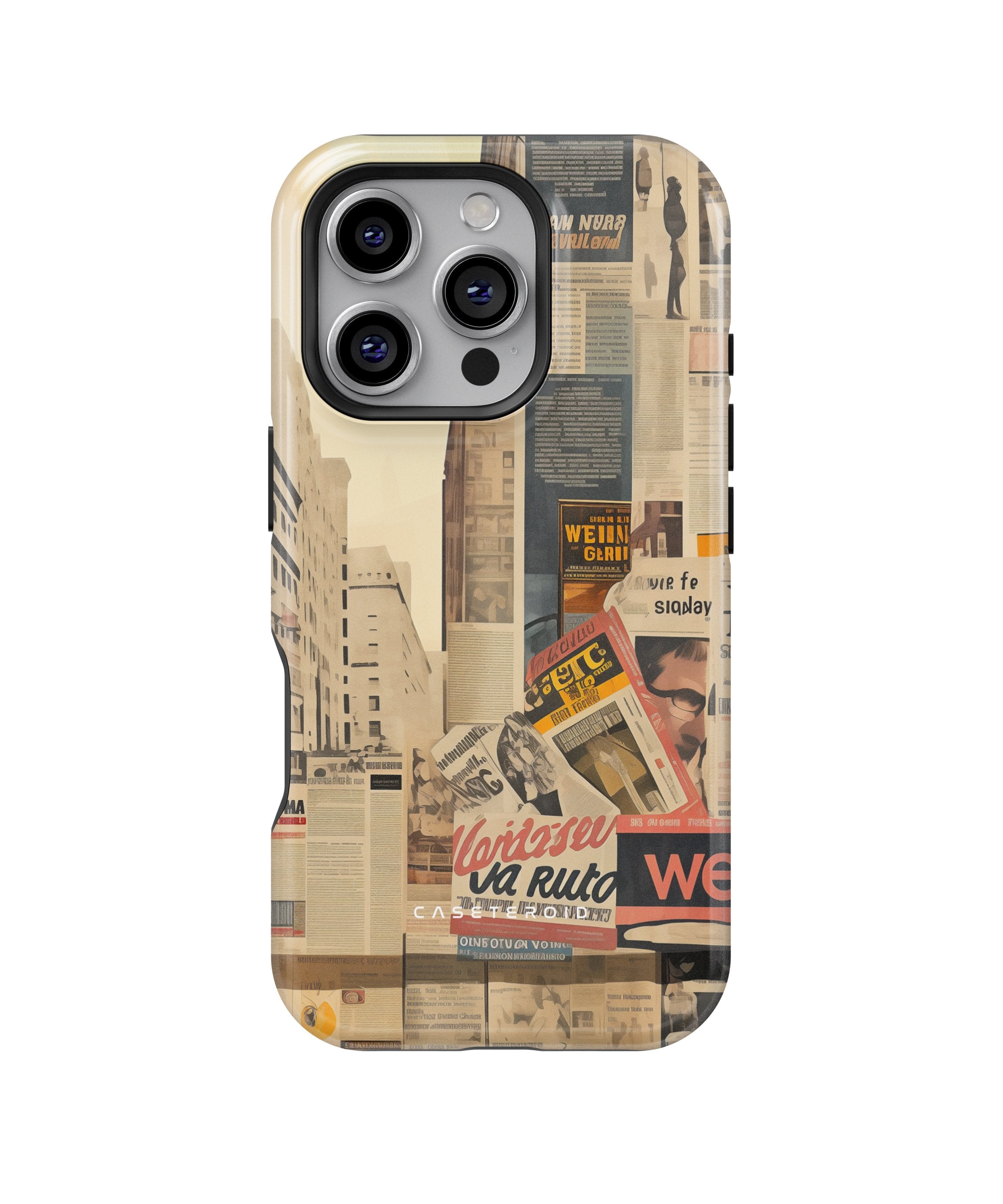 Newsprint Chronicles - iPhone 16 Pro Case