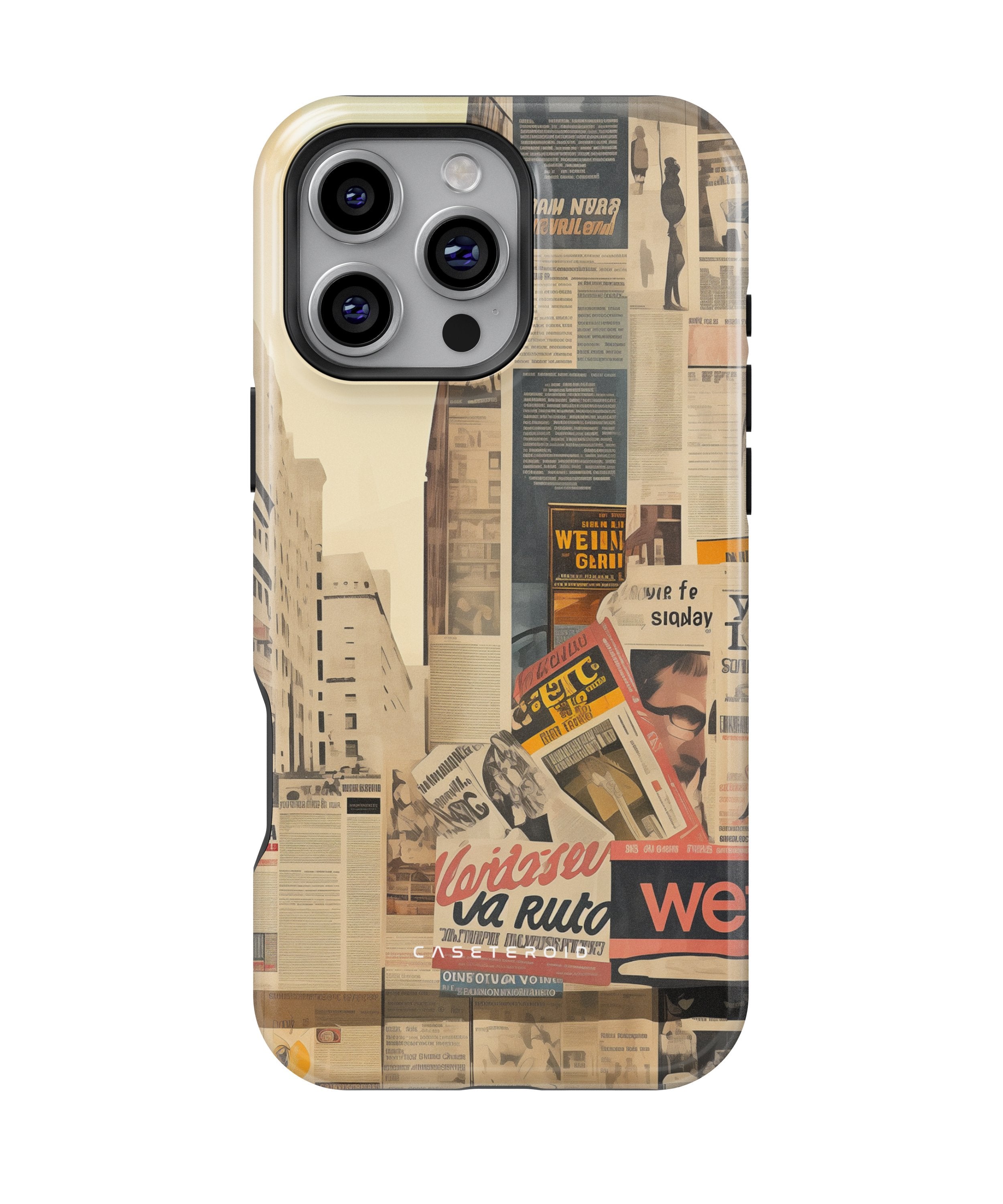 Newsprint Chronicles - iPhone 16 Pro Max Case