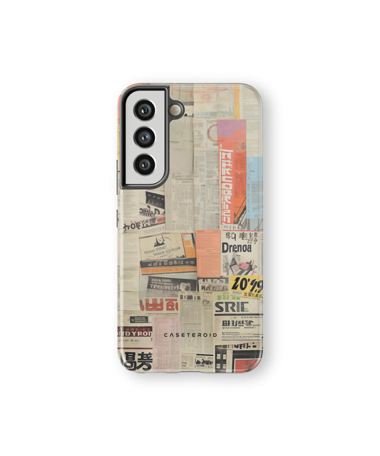 PressPass Collage Tough Case for Samsung Galaxy S22 - CASETEROID