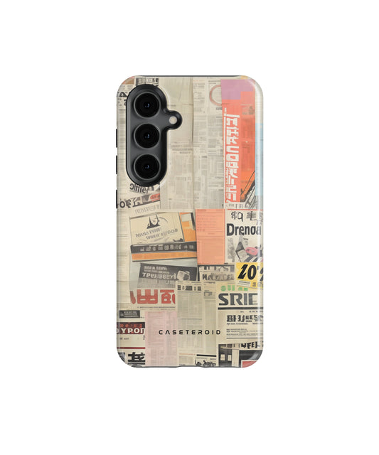 PressPass Collage Tough Case for Samsung Galaxy S24 - CASETEROID