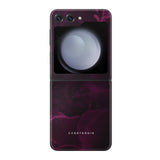 Purple Nebula Burst Tough Case for Samsung Galaxy Z Flip 5 - CASETEROID