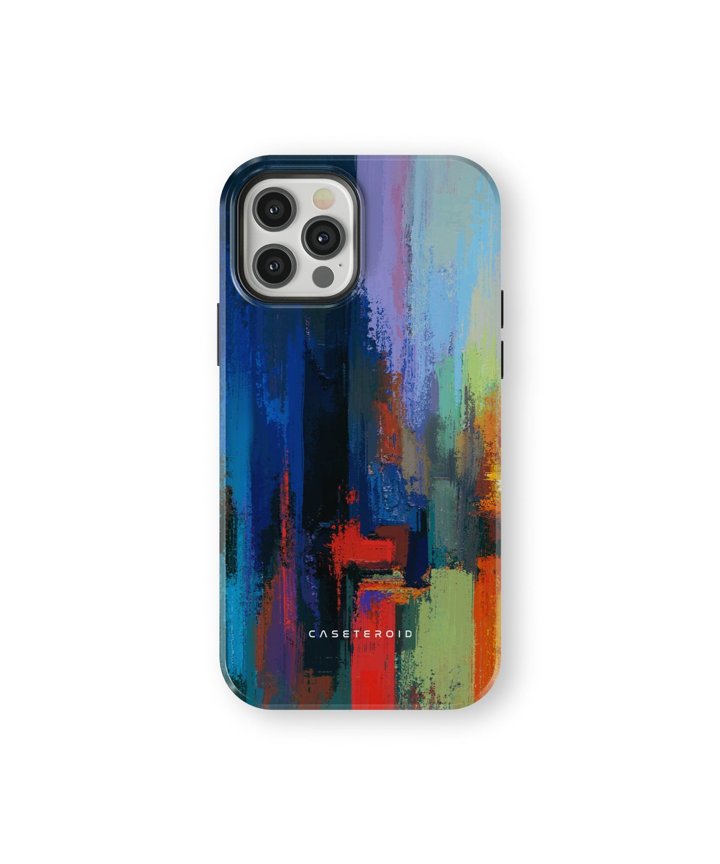 Rainbow Canvas MagSafe Tough Case for iPhone 12 Pro - CASETEROID