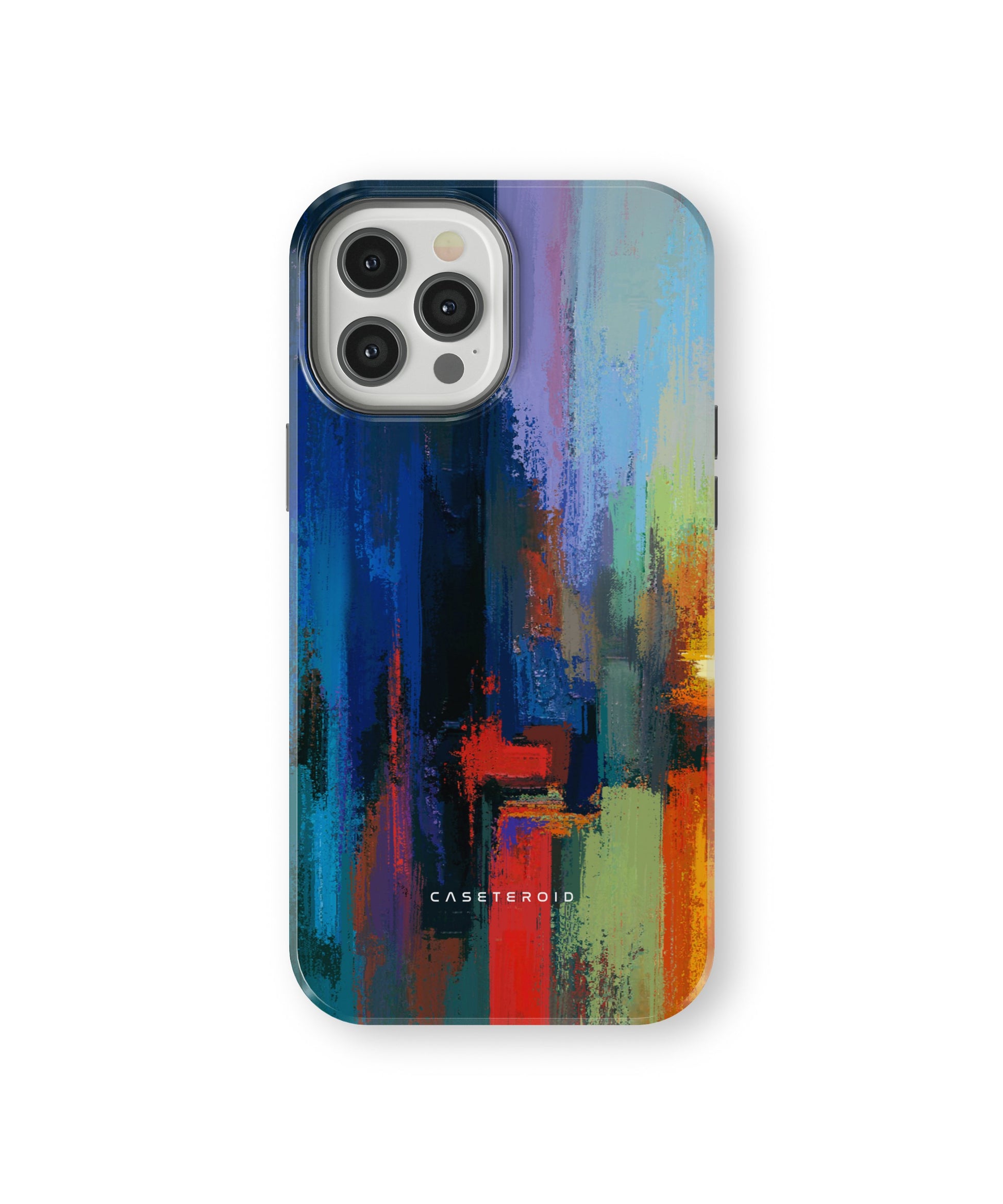 Rainbow Canvas MagSafe Tough Case for iPhone 12 Pro Max - CASETEROID