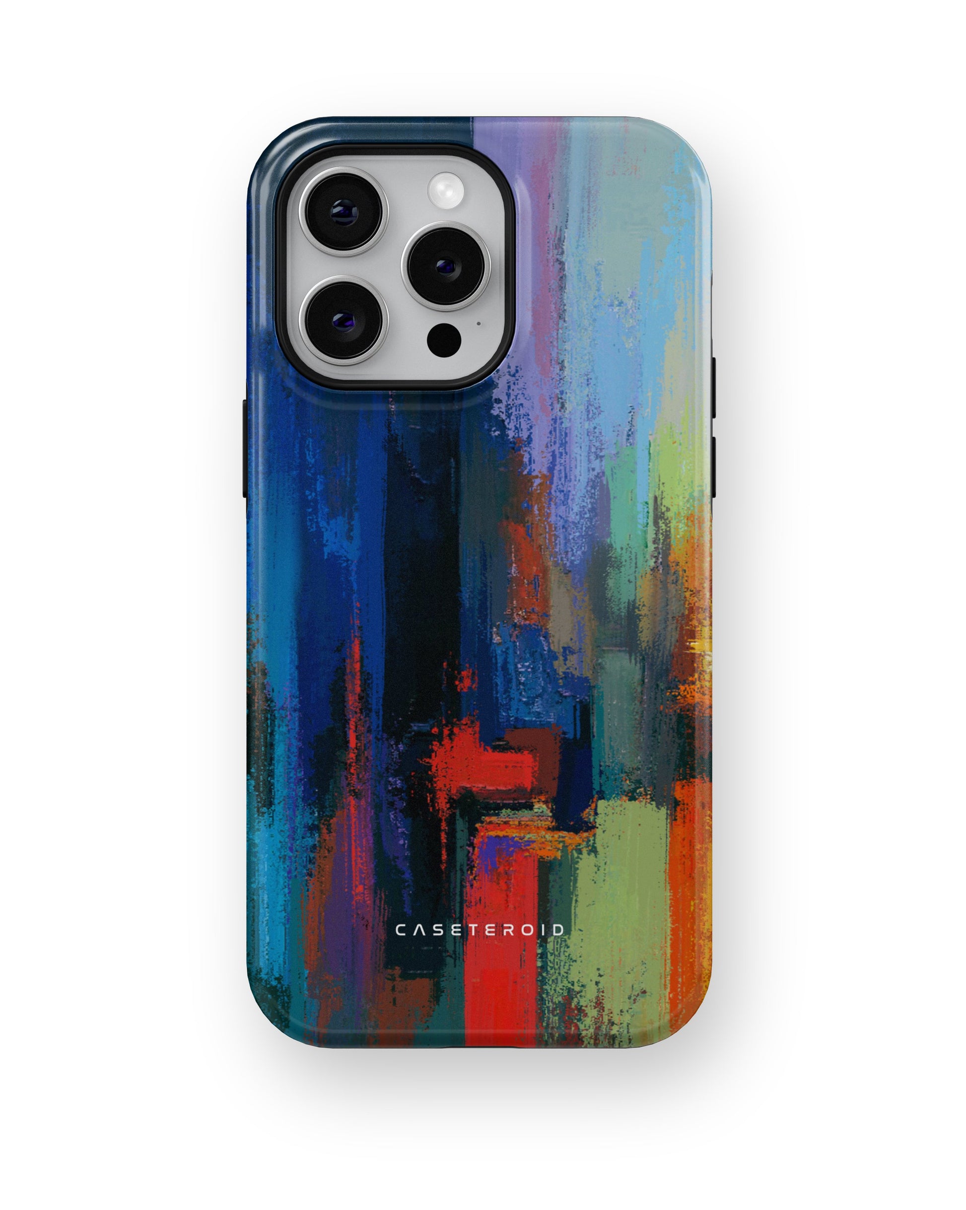 Rainbow Canvas MagSafe Tough Case for iPhone 15 Pro Max - CASETEROID