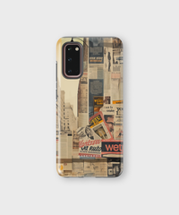 Samsung Tough Case - Newsprint Chronicles - CASETEROID