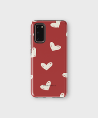 Samsung Tough Case - Crimson Love Notes - CASETEROID