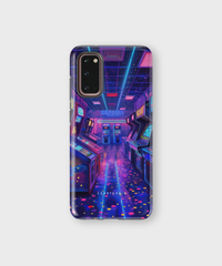 Samsung Tough Case - Neon Arcade Nexus - CASETEROID