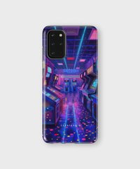 Samsung Tough Case - Neon Arcade Nexus - CASETEROID