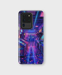 Samsung Tough Case - Neon Arcade Nexus - CASETEROID