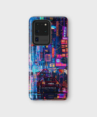 Samsung Tough Case - Neon Metropolis Matrix - CASETEROID