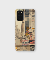 Samsung Tough Case - Newsprint Chronicles - CASETEROID